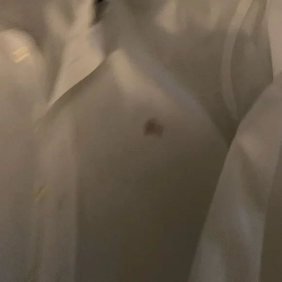 White Burberry Button Down